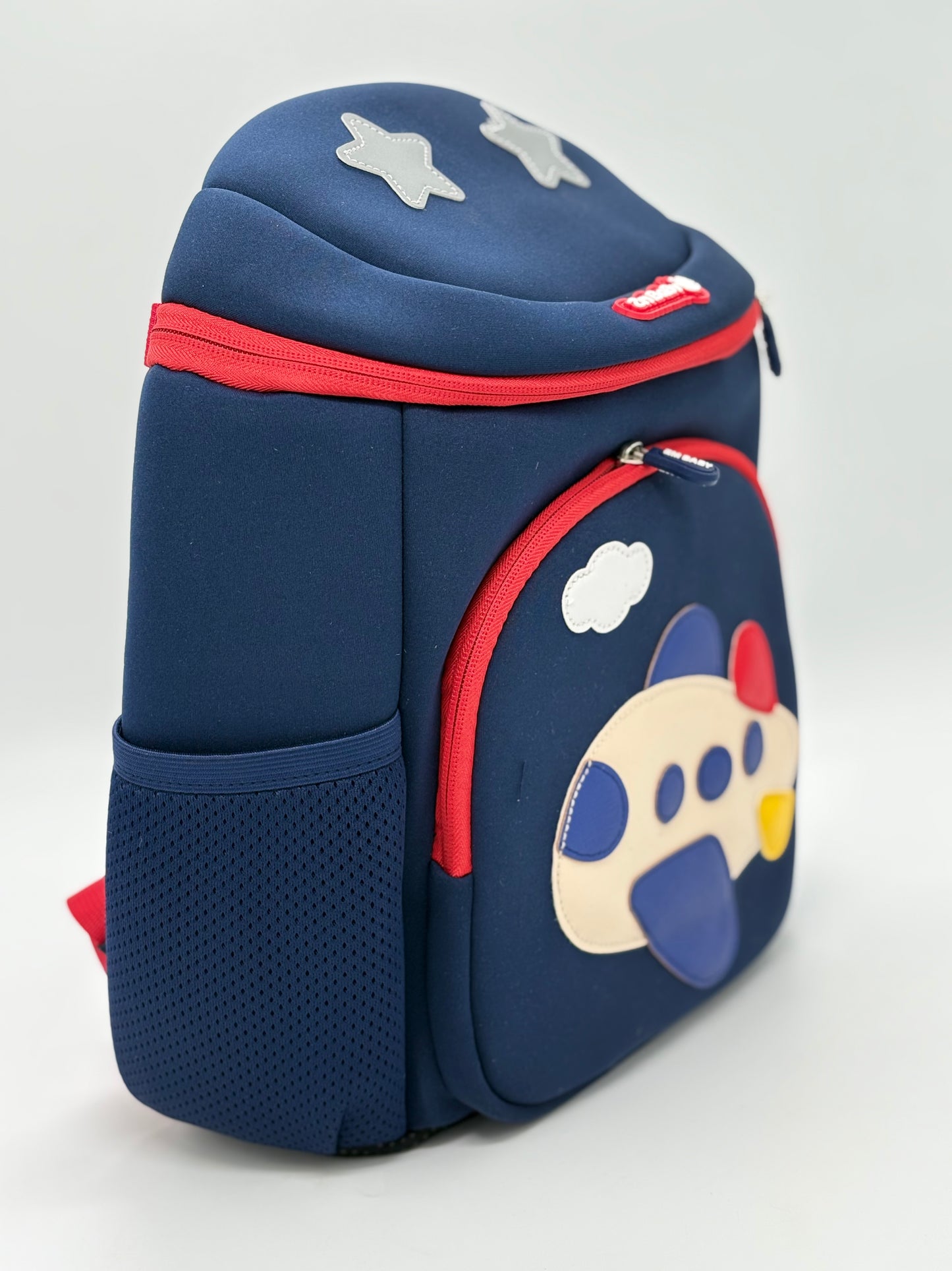 Kids Airplane Print School Bag