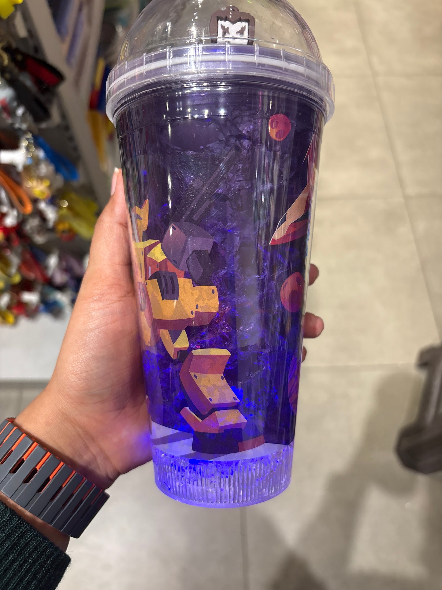 HBC188594 460ML FANCY SIPPER with light