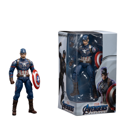 Marvel Avengers Endgame Captain America Action Figure with Shield