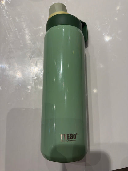 TYESO Vacuum Insulated Sports Steel Bottle with Handle 900ml