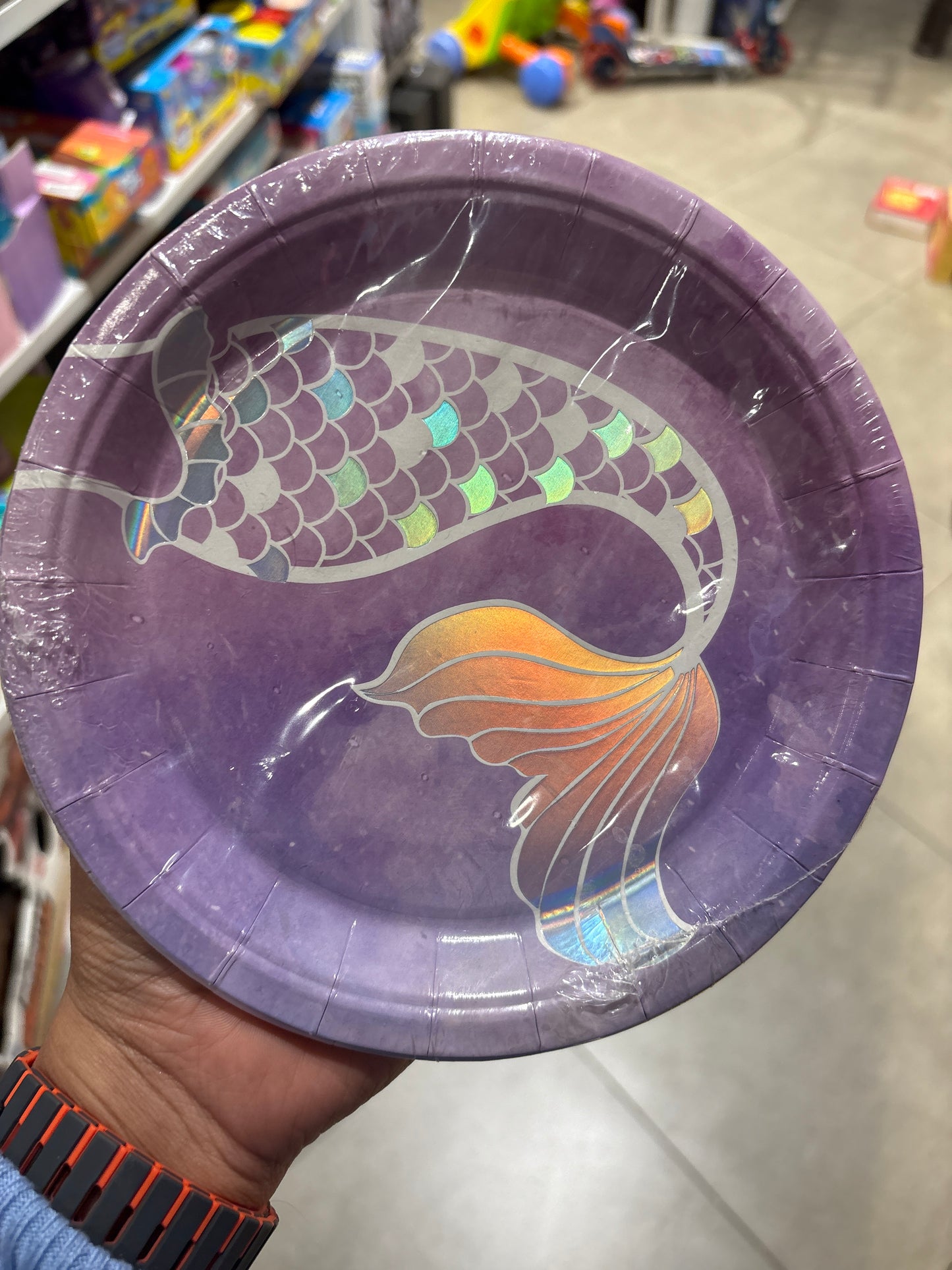 Mermaid Paper Plates