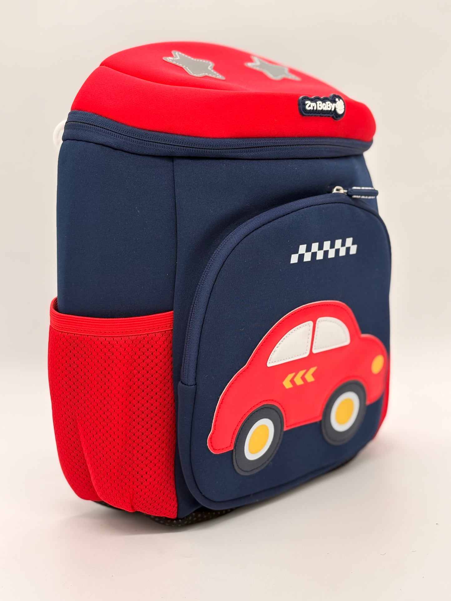 Kids Car Print School Bag