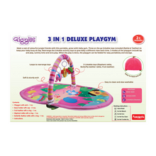 Giggles 3 in 1 Deluxe Mat Play Gym- Pink