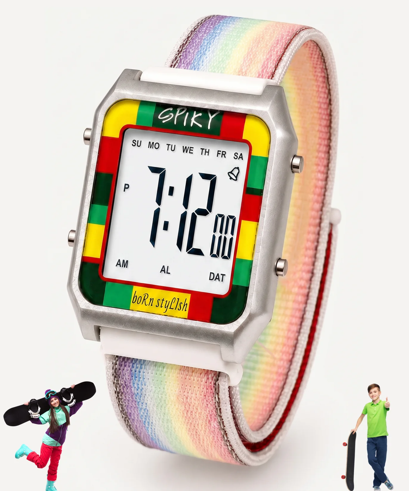 Spiky Spkeva47 Digital Sports Watch for Kids