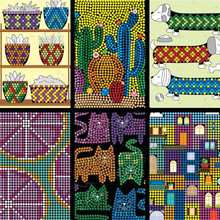 Imagimake Mystery Mosaic Patterns-20Pens