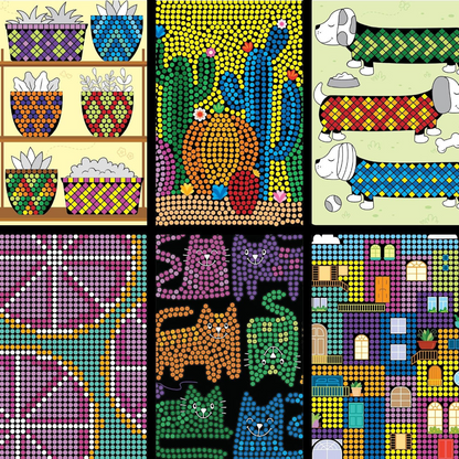Imagimake Mystery Mosaic Patterns-20Pens