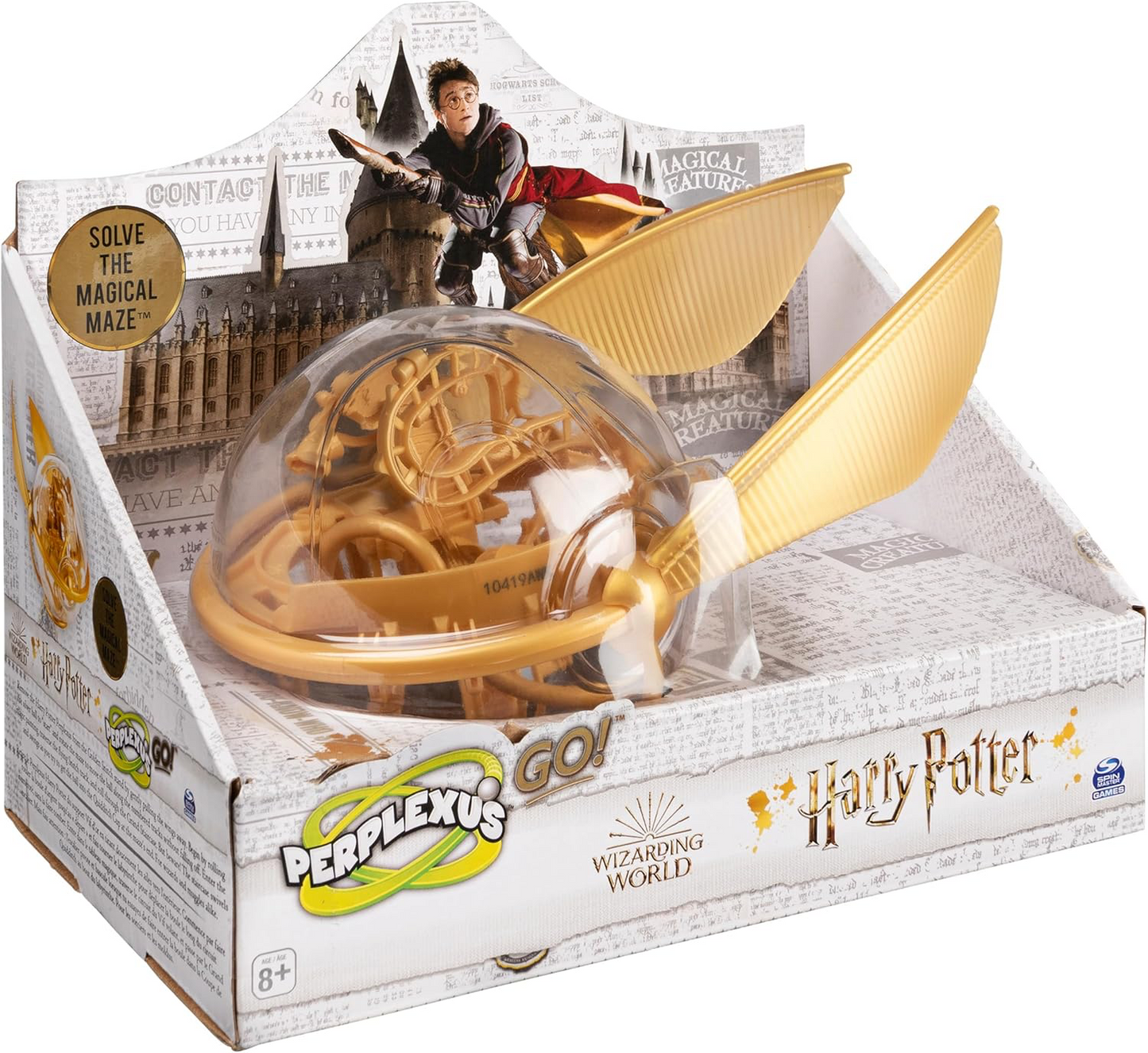 Harry Potter Perplexus GO! Golden Snitch 3D Maze Ball Puzzle,  Ages 8+