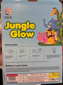 Ratna's Jungle Glow Glow in the Dark Wall Sticker Set