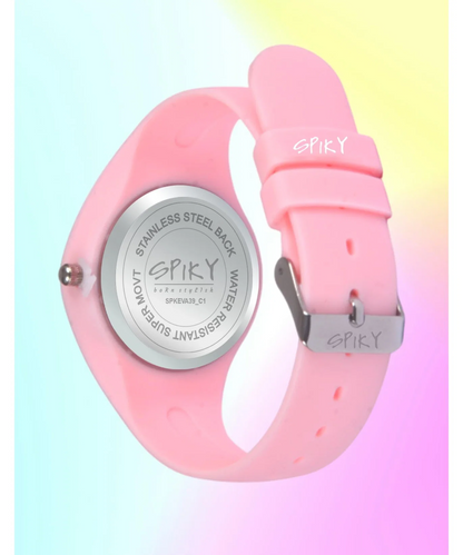 Spiky EVA A39 Dual-Tone Analog Watch
