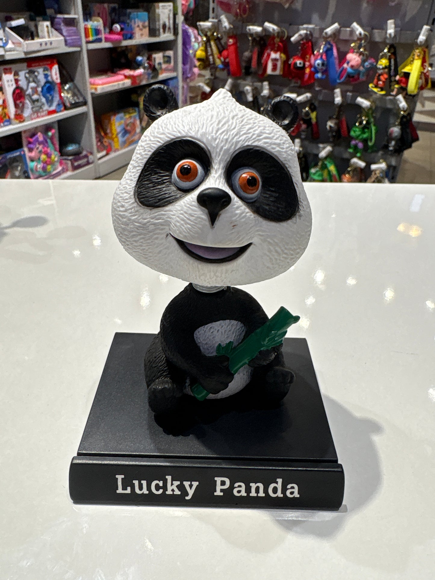 Car Dashboard and Home Decoration Accessories Bobble Shaking Head Avengers (12 Cms_Brown) Free : 3M Double Side Tape