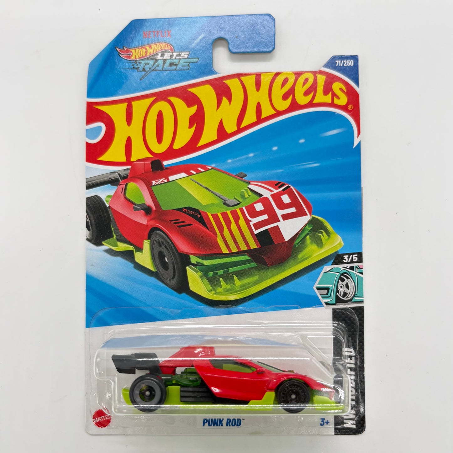 Hot Wheels Set of 4 - Toyota GR86 Cup, 1978 Dodge Lil Red Express Truck, Punk Rod, Track Dwagon 1:64 Die-Cast