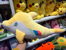 Stripey Dolphin Large Soft Plush Toy 60cm - Yellow and Grey