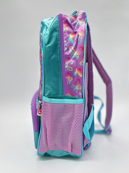 Purple Butterfly School Bag