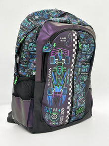 Smiggle Black Formula One School Bag