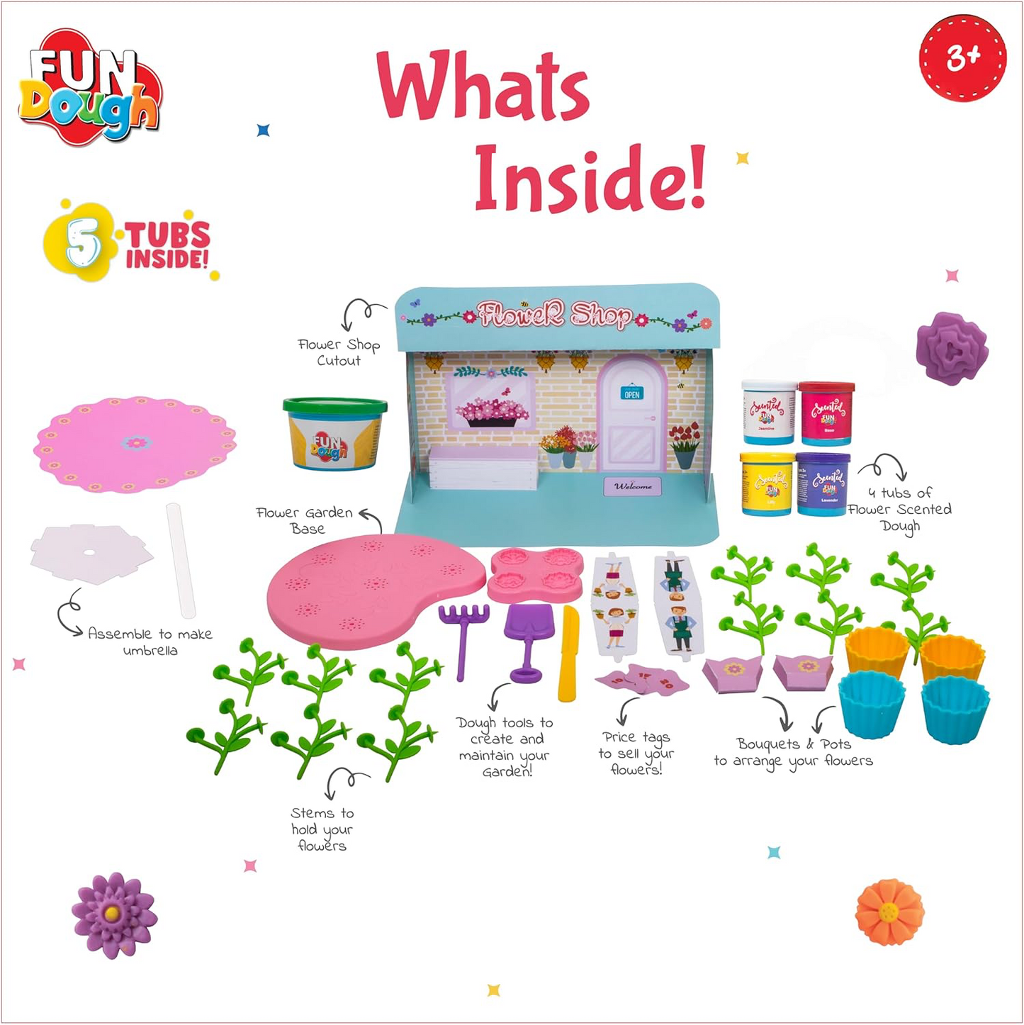 Funskool Fun Dough Flower Shop
