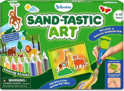 Skillmatics Sand-Tastic Art Amazing Animal Activity Kit