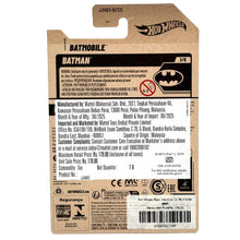 Hot Wheels Basic Mainline Car Batmobile