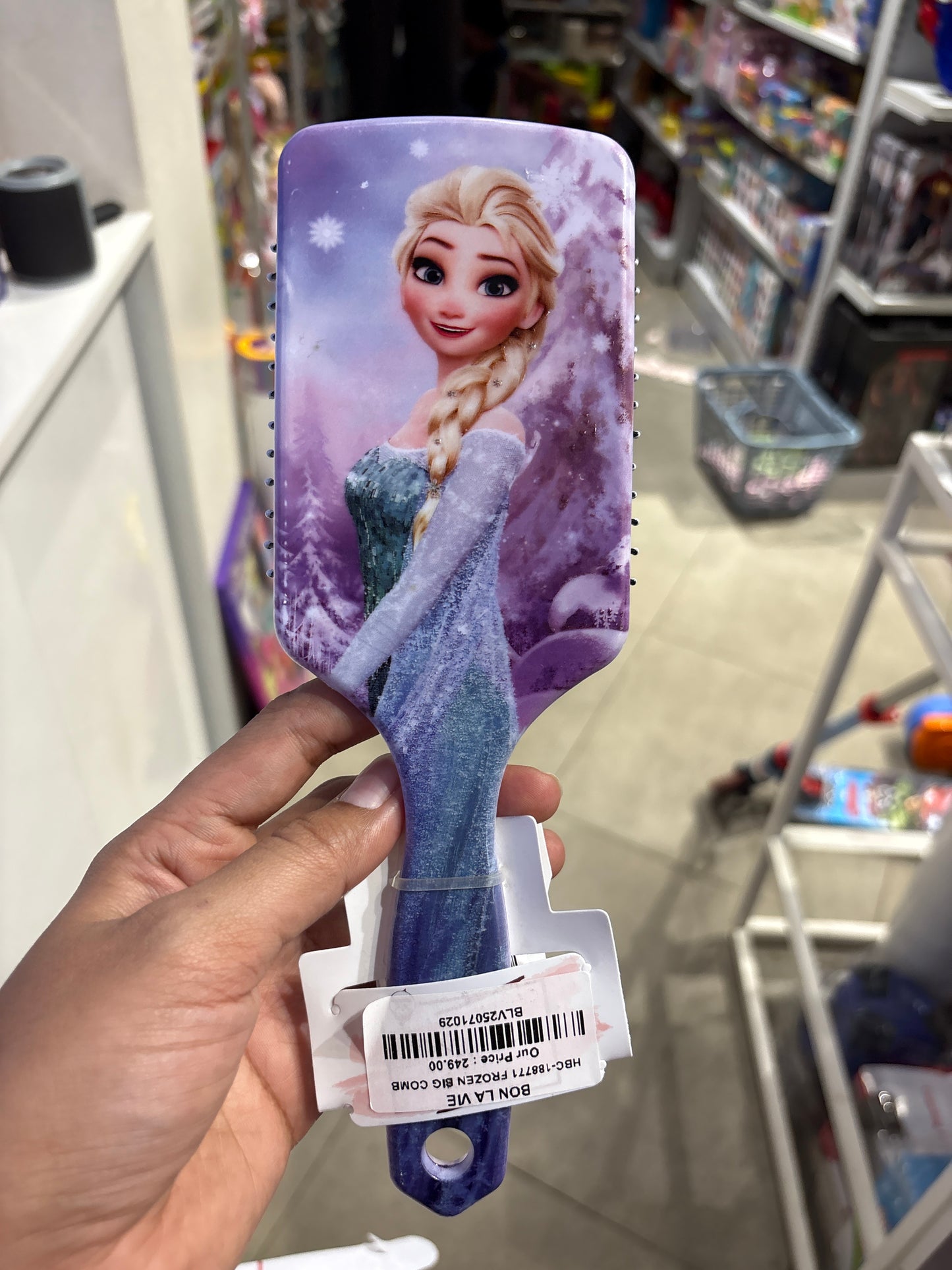Frozen Princess Character Hair Comb