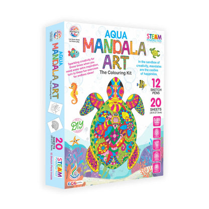 Ratna's Aqua Mandala Art Colouring Kit