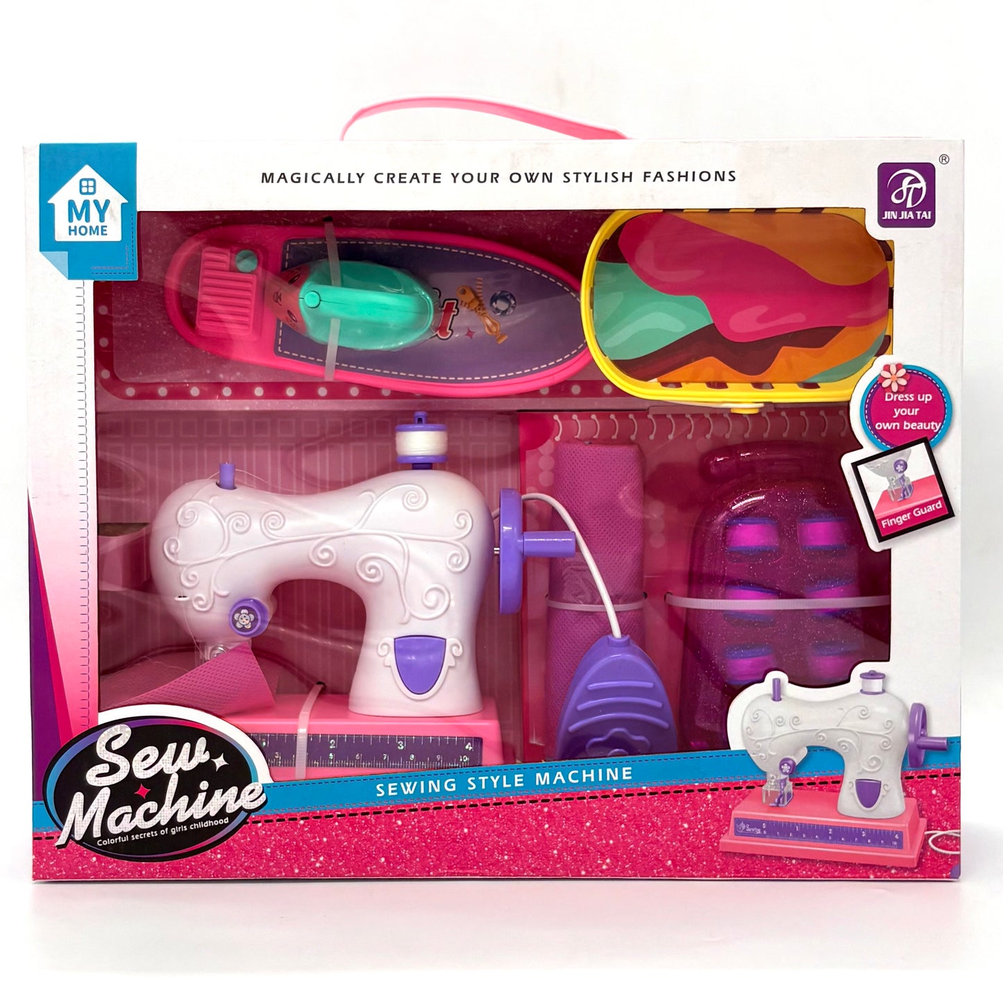 Kids Sewing Style Machine Playset With Iron
