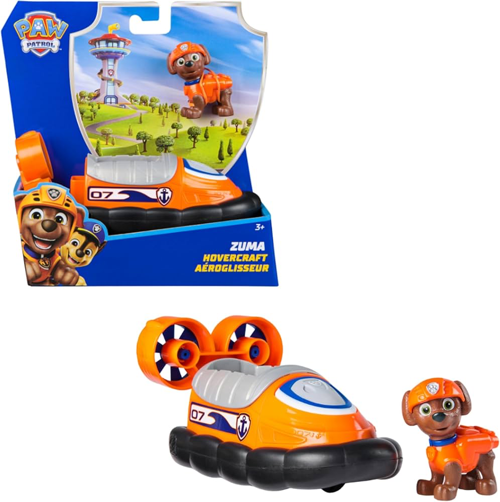 Funskool Paw Patrol Zuma Hovercraft with Zuma Action Figure