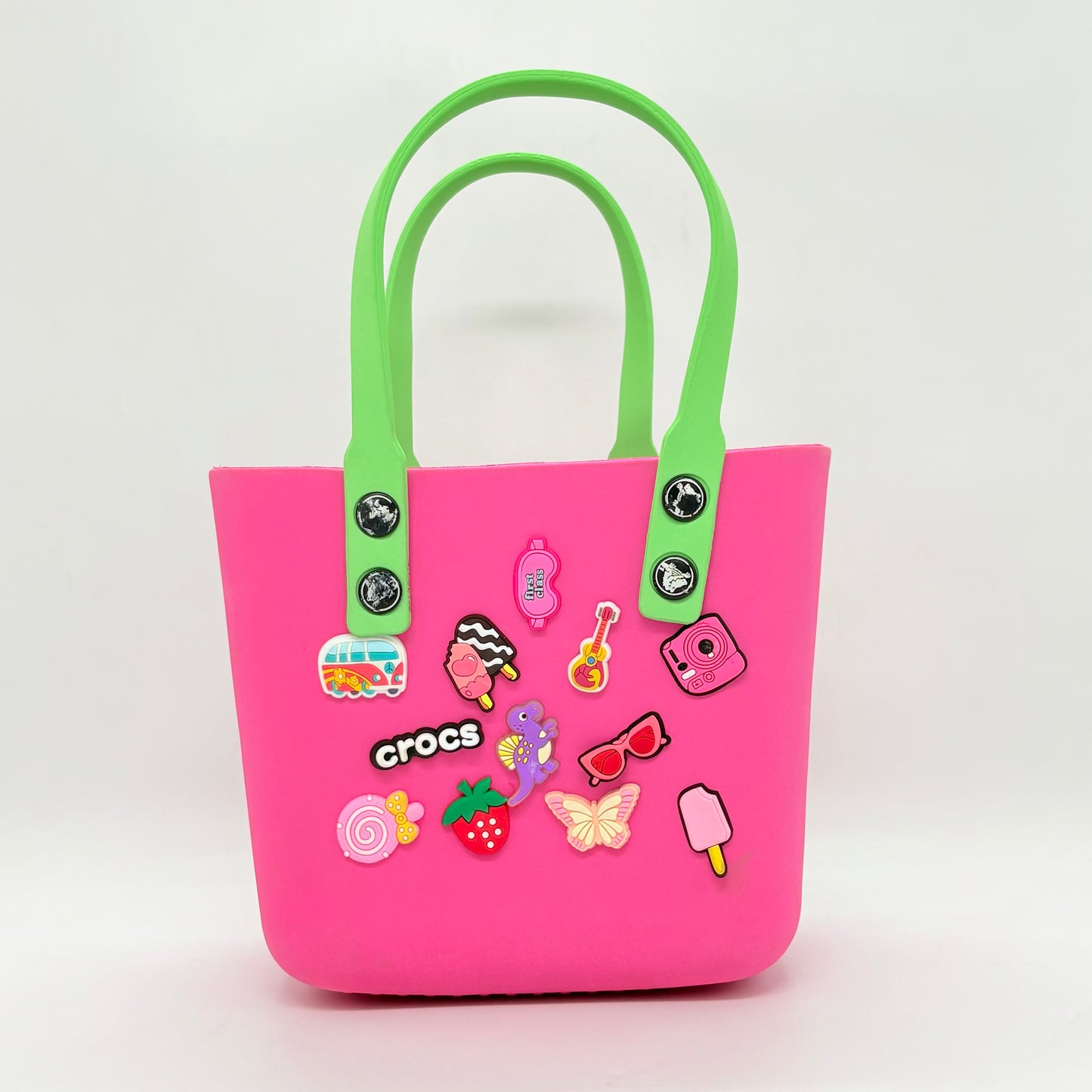 Small Crocs Classic Tote Bag with Jibbitz Charms