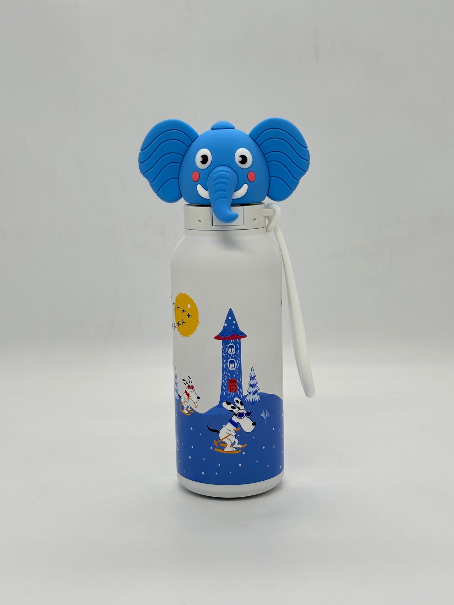 Animal Head Insulated Steel Water Bottle 560ml