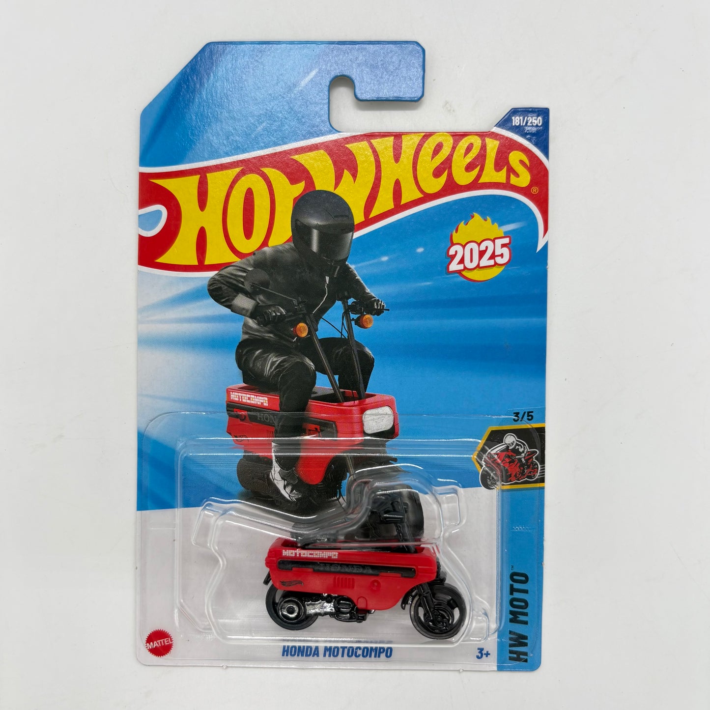 Hot Wheels 1:64 Die-Cast Set of 4 - 19 Chevy Silverado Trail Boss LT, 96 Dodge Viper GTS, Cruise Bruiser, Honda Motocompo