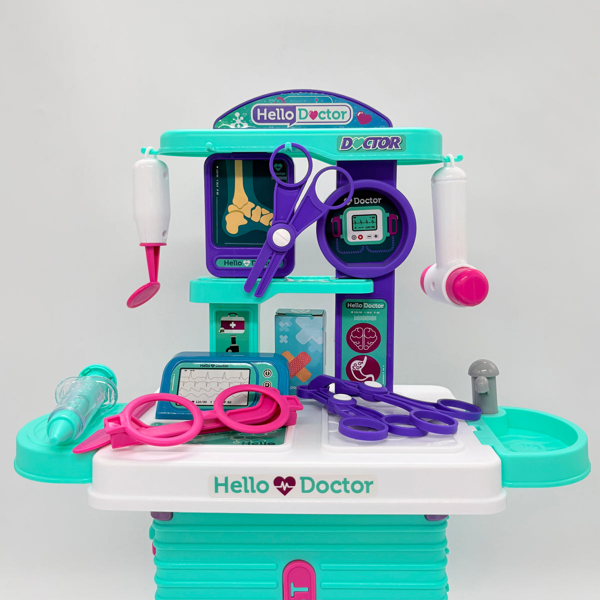 Hello Doctor 3-in-1 Medical Trolley Playset