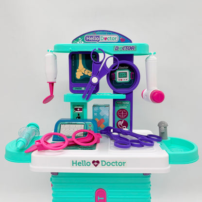 Hello Doctor 3-in-1 Medical Trolley Playset