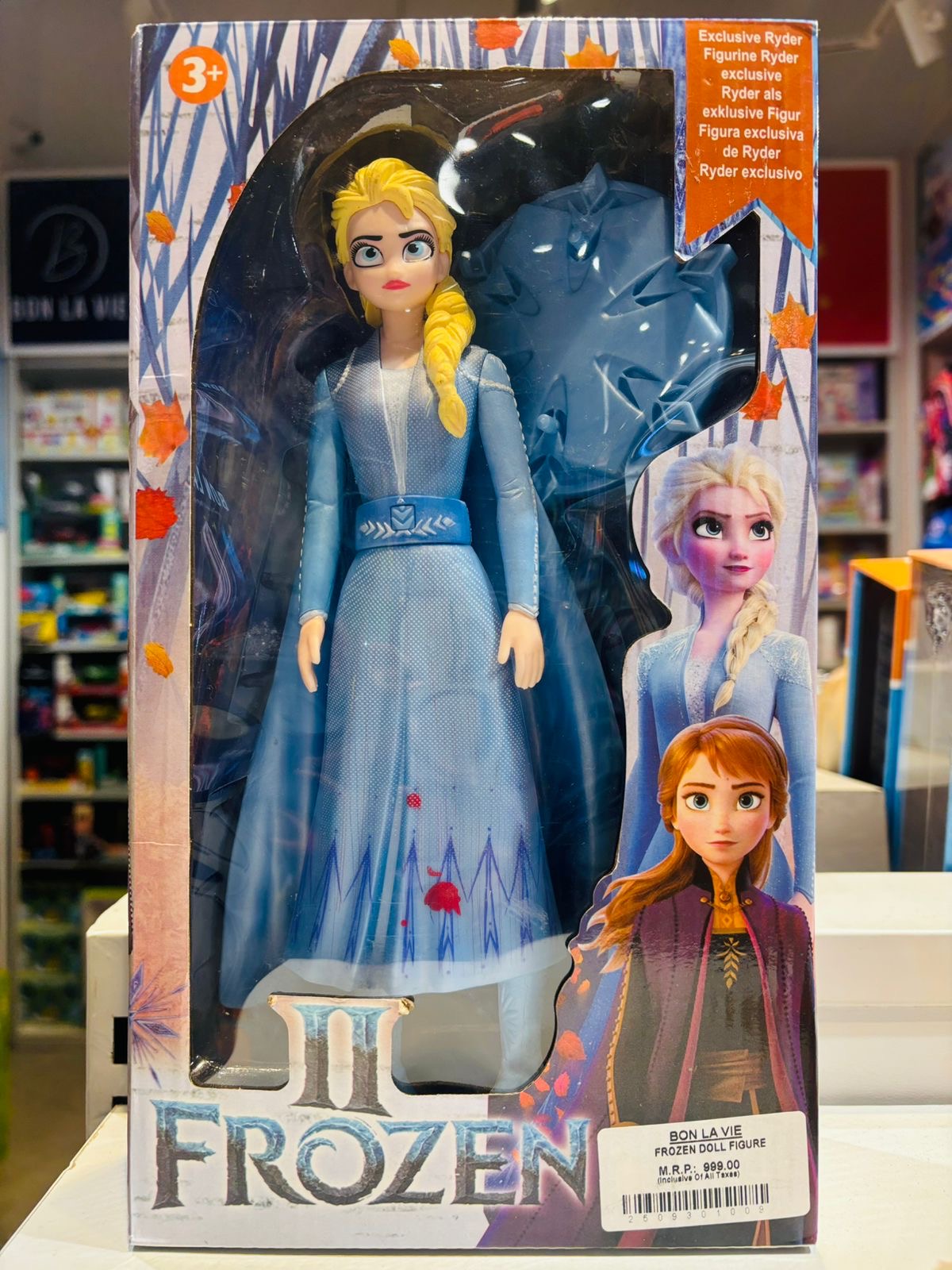 Frozen II Elsa Doll Figure with Exclusive Ryder Figurine