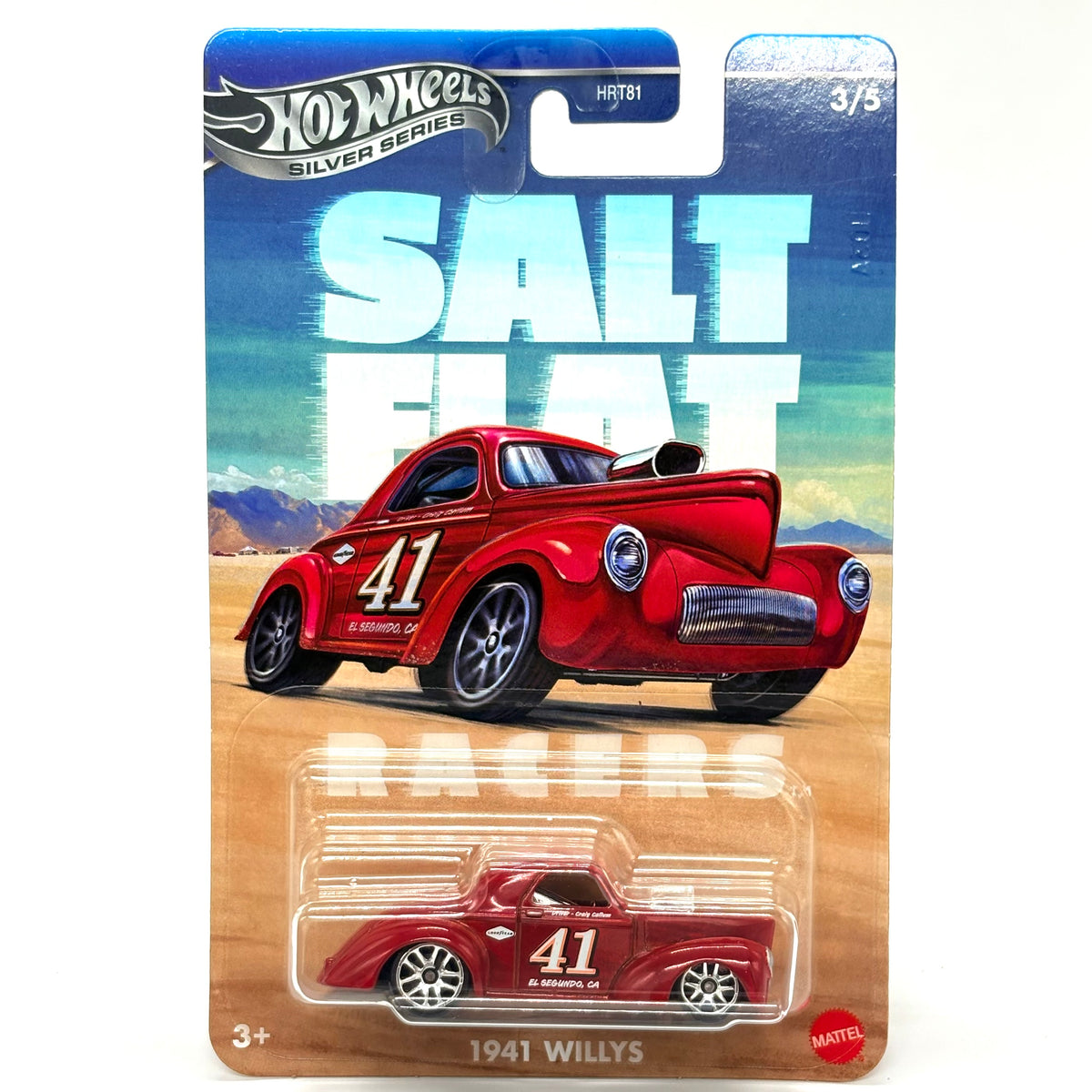 Hot Wheels Silver Series Salt Flat Racers Die-Cast Car - HRT81