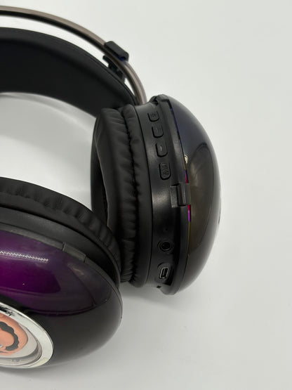 Mario Bluetooth Wireless Headphone with Lighting Effects - Black