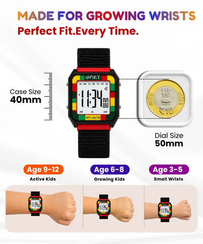 Spiky Spkeva47 Digital Sports Watch for Kids