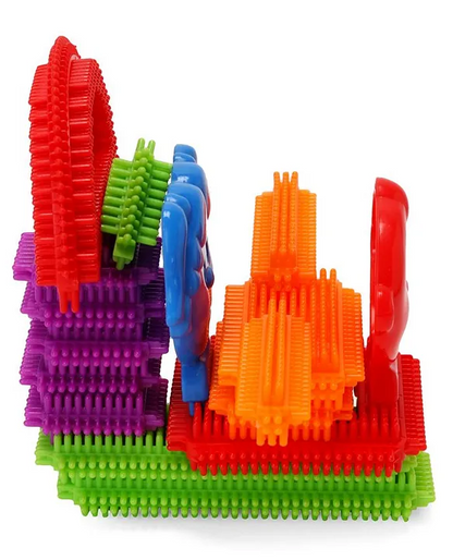 Funskool Wonder Bricks Junior Builder – 30 Piece Tactile Building Set for Kids Ages 3+