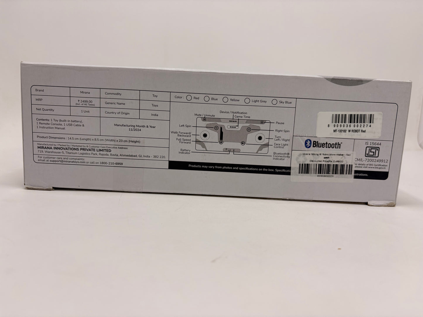 Mirana Talking AI Robot Moon Walker