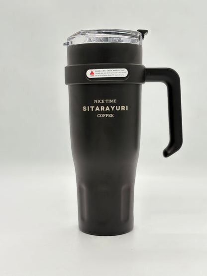 Sitarayuri Insulated Coffee Tumblers With Handle And Straw -1200 ml