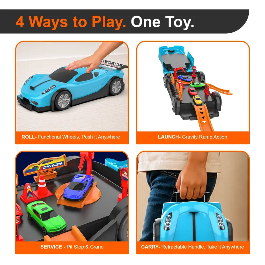 Mirana Car-In- Car Garage Playset