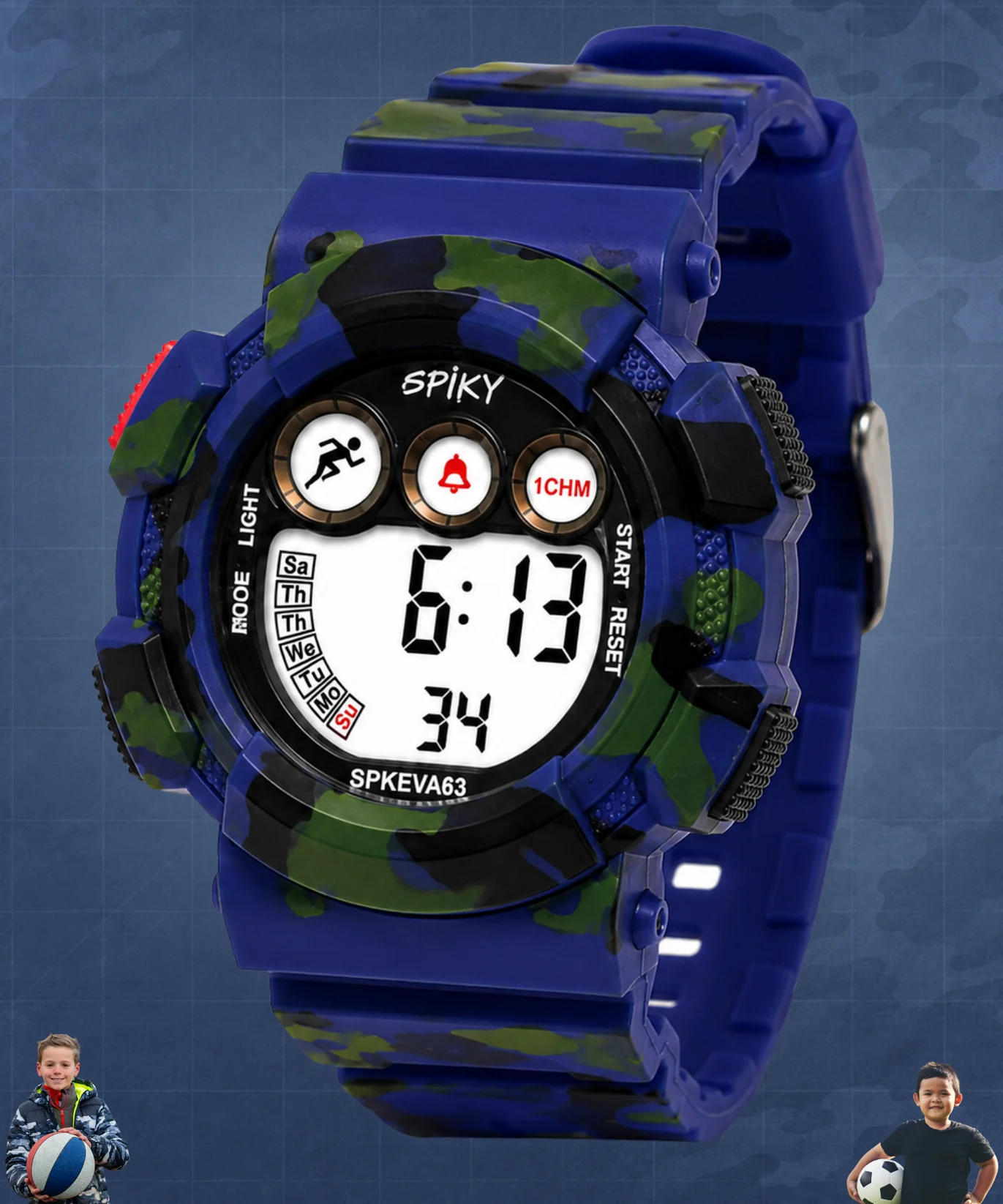 Spiky Spkeva63 Digital Sports Watch for Kids