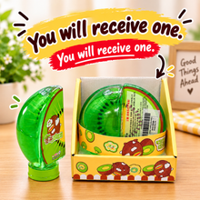 Kiwi Slime Bottle – Fruit Slice Shaped Green Jelly Slime