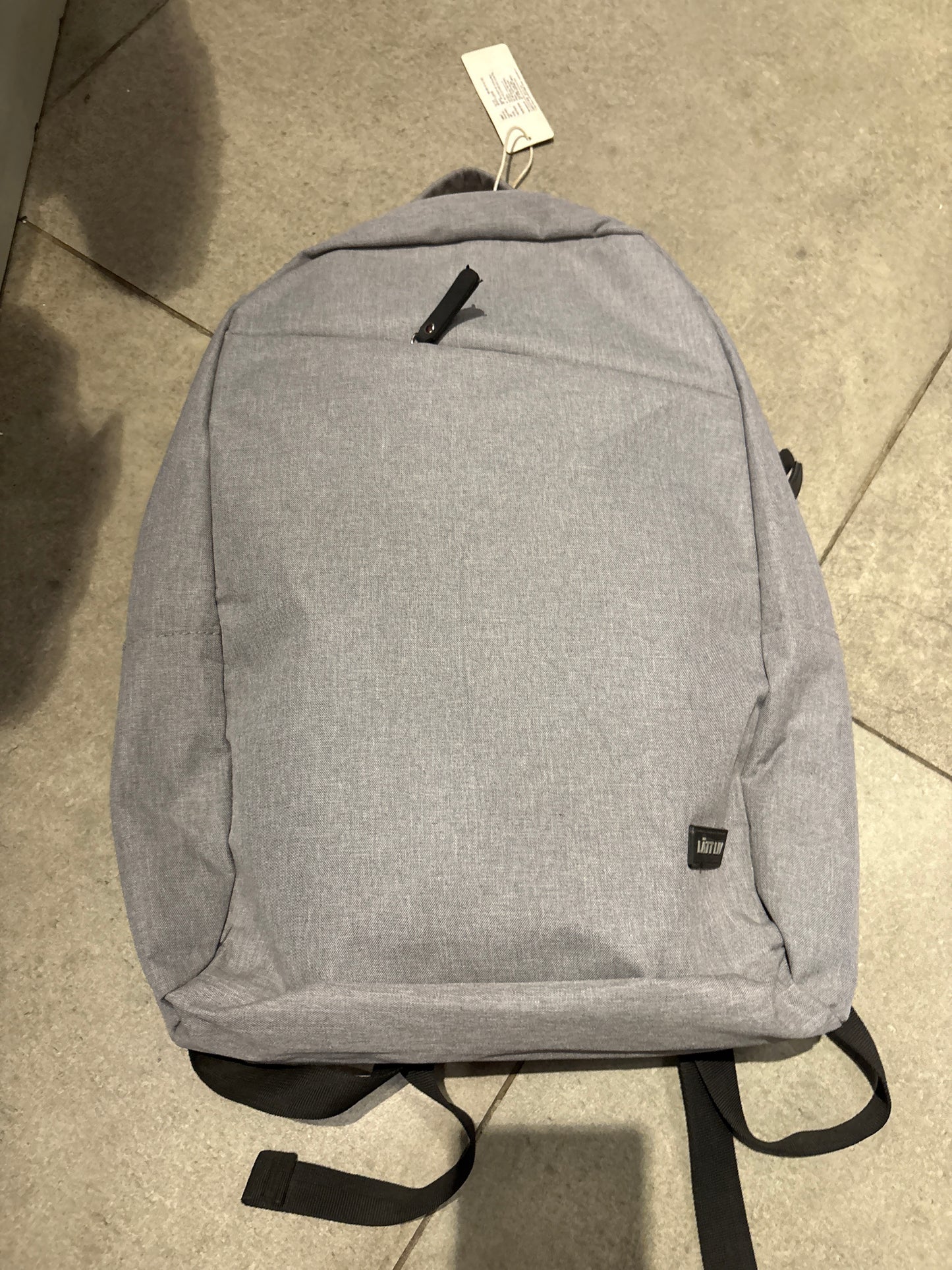 Casual Grey Backpack for Daily Use