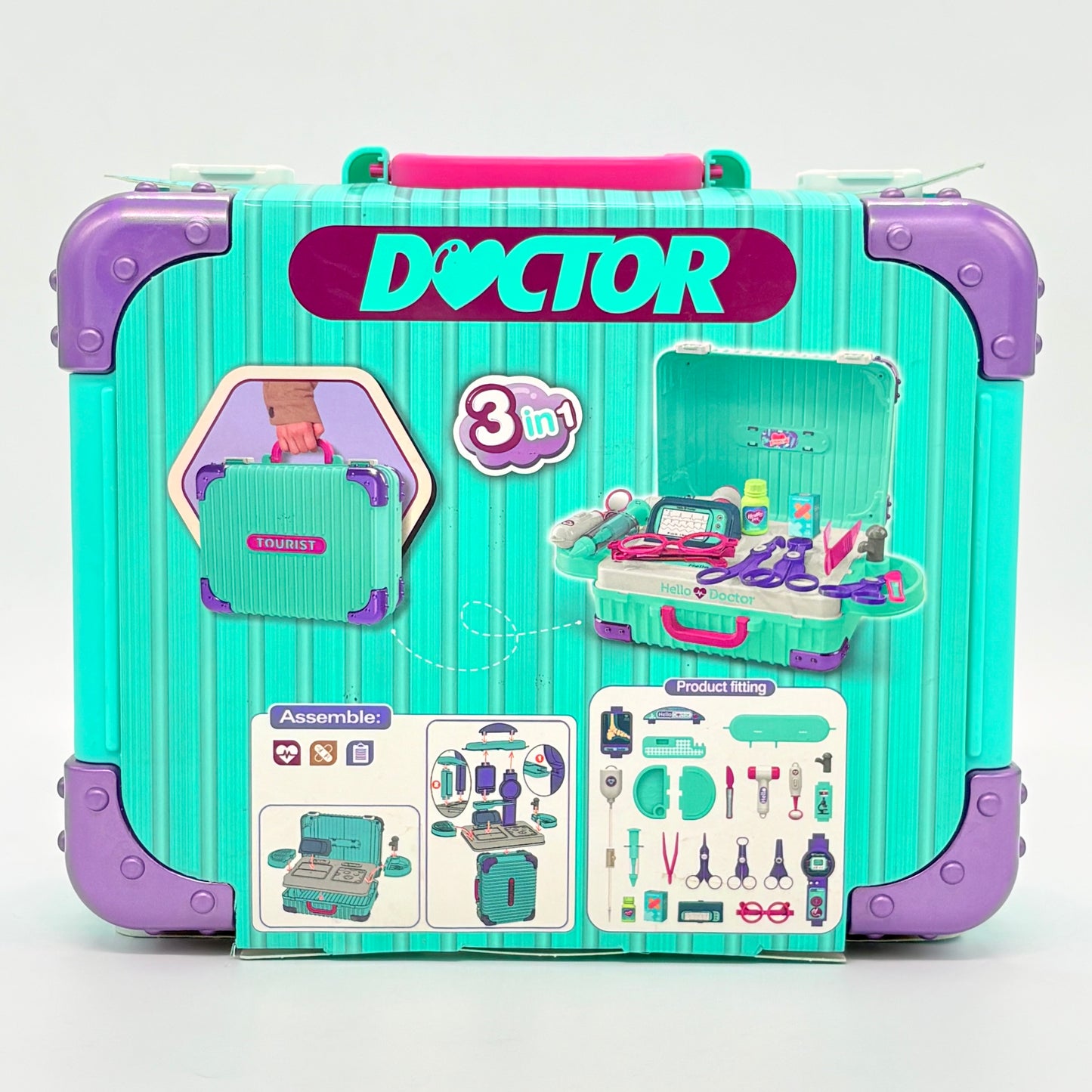 Hello Doctor 3-in-1 Medical Trolley Playset