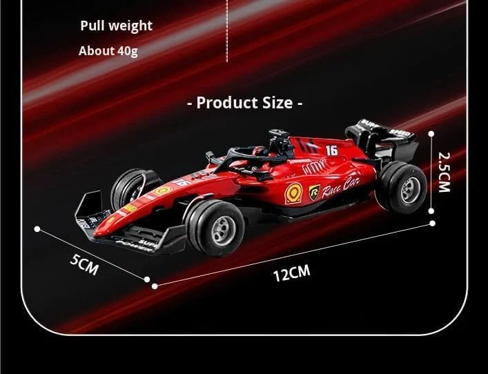 Mini RC Formula Race Car with 2.4GHz Remote Control 1:64 Scale