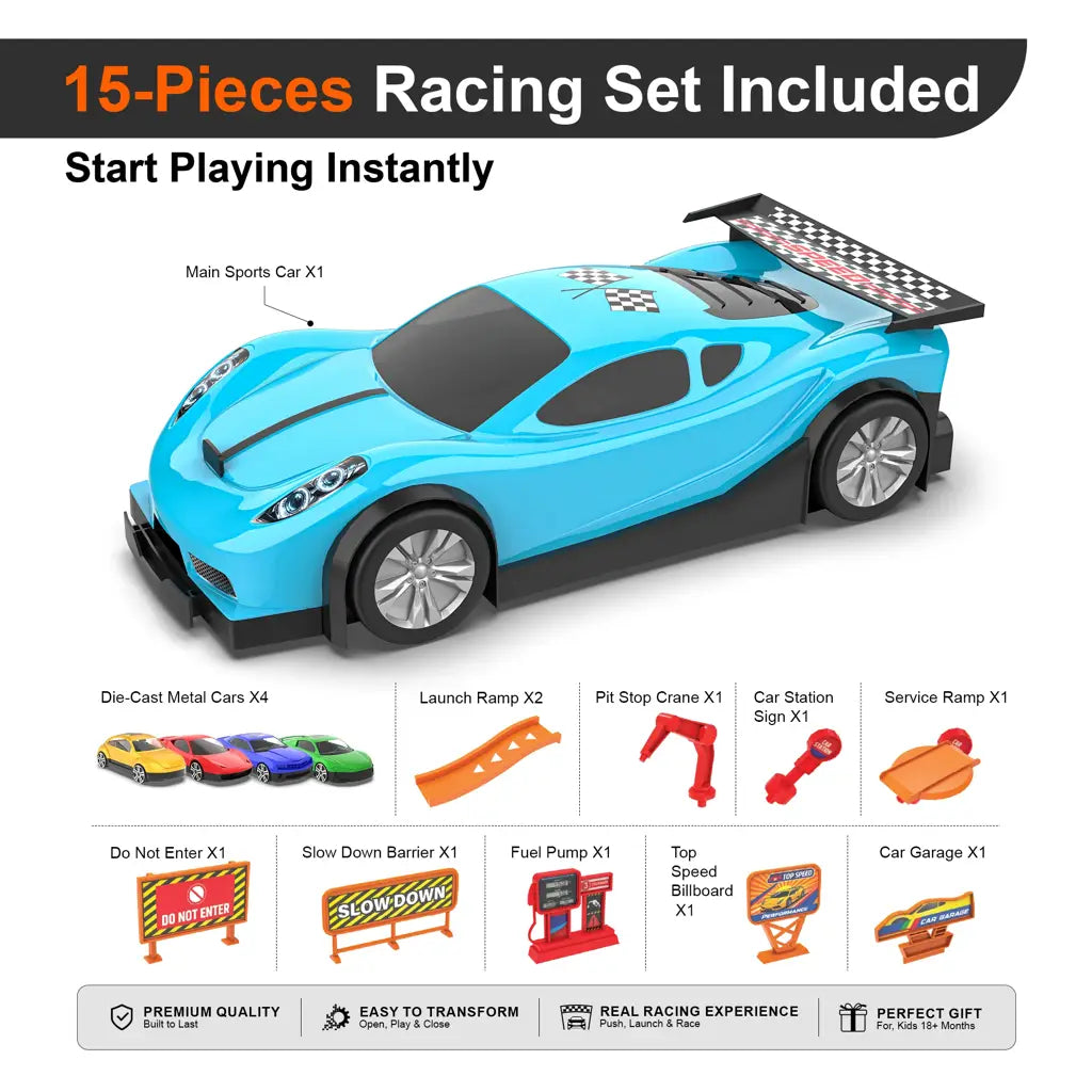 Mirana Car-In- Car Garage Playset