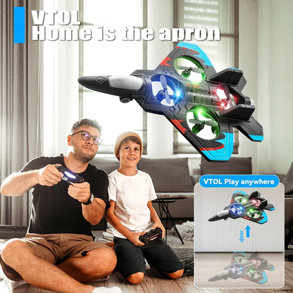 Star Fighter RC Quadcopter Plane – 2.4GHz Fighter Jet Drone Toy