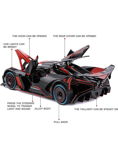 Bolide Die-Cast 1:24 Scale Pull-Back Model Car