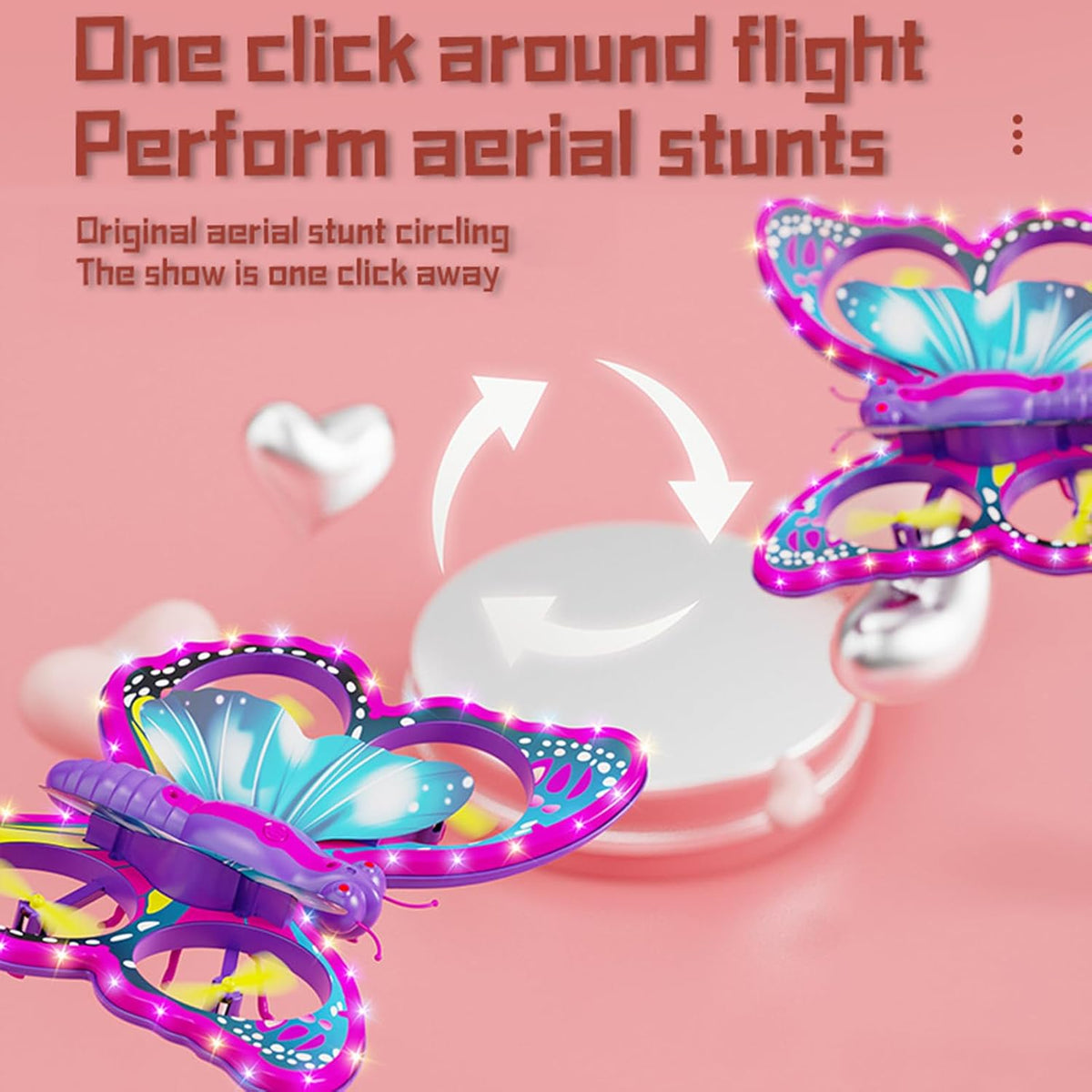 ATRC Remote Control Flying Butterfly Drone Toy
