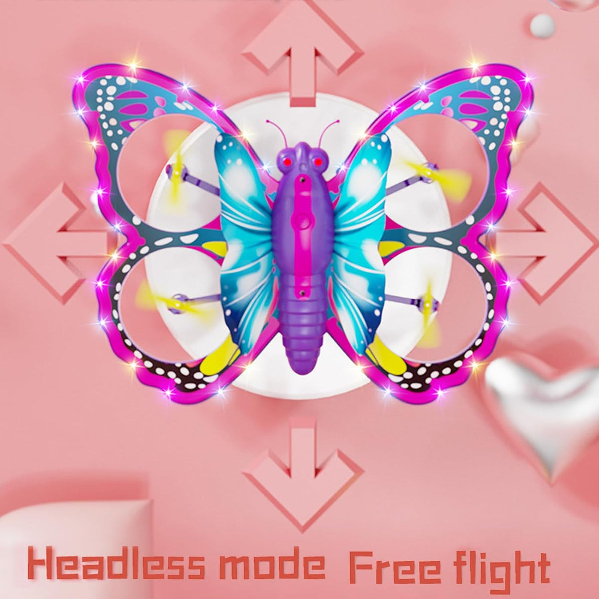 ATRC Remote Control Flying Butterfly Drone Toy