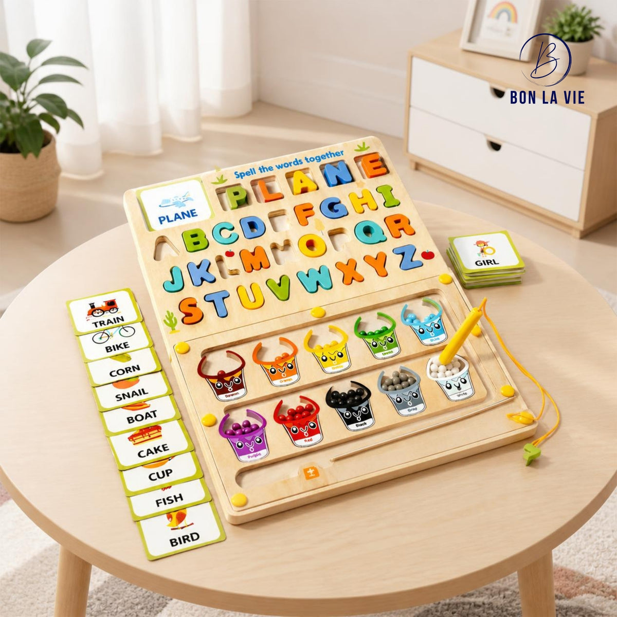 Magnetic Spelling Maze Board Game