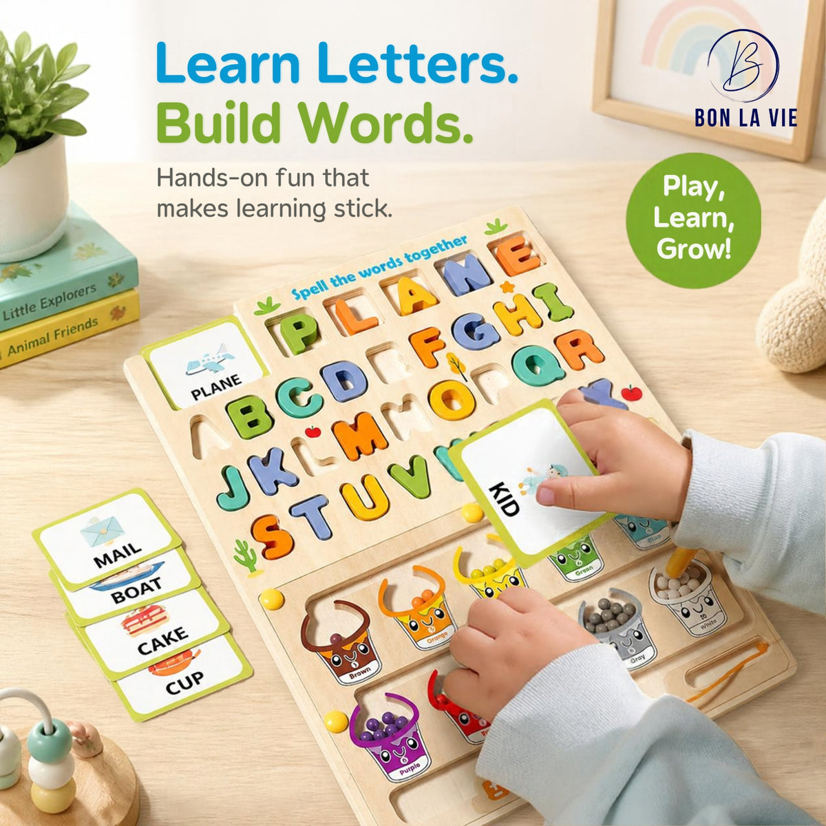 Magnetic Spelling Maze Board Game